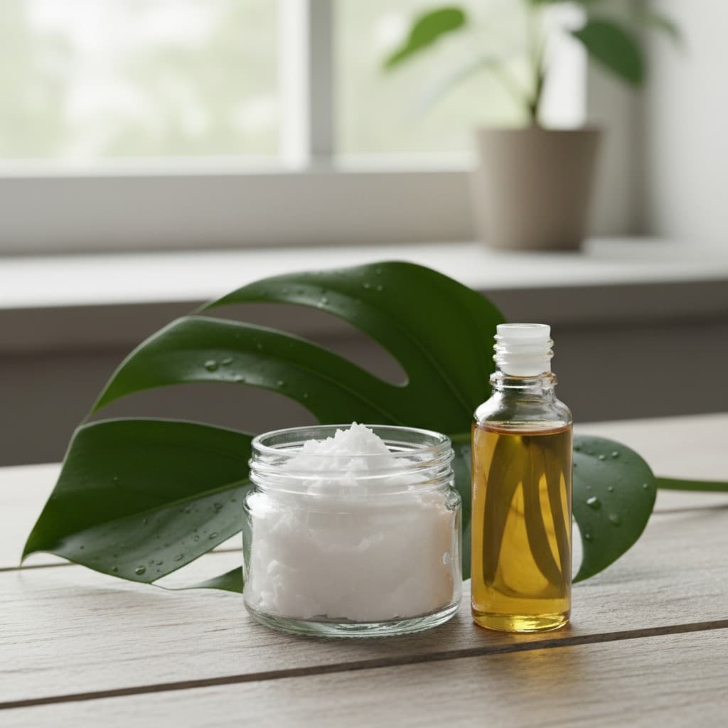 Reine Öle können eine effektive und pflegende Alternative zu kommerziellen Produkten sein.